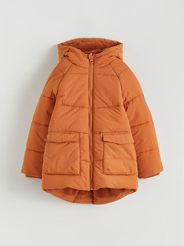 LCW Kids Dječak NARANČASTA Puffer jakna/napuhana deblja jakna