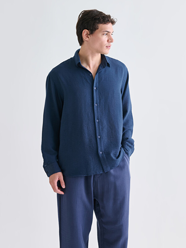 XSIDE Regular Fit Uzun Kollu Erkek Gömlek