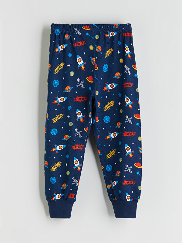 LCW Kids Beli Lastikli Baskılı Erkek Çocuk Pijama Alt