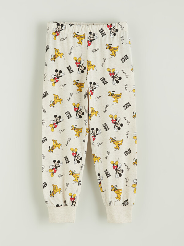 LCW Kids Beli Lastikli Mickey Mouse Baskılı Erkek Çocuk Pijama Alt