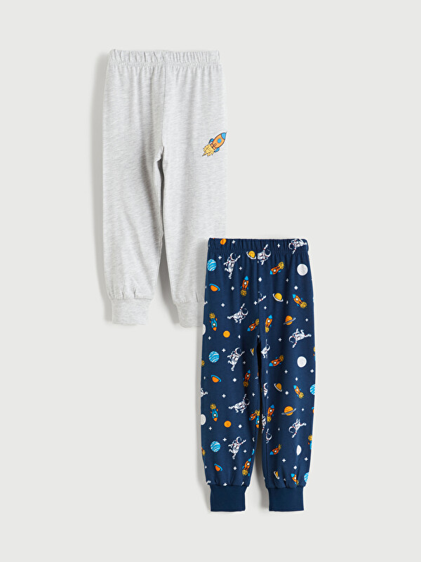 LCW Kids Beli Lastikli Erkek Çocuk Pijama Alt 2'li