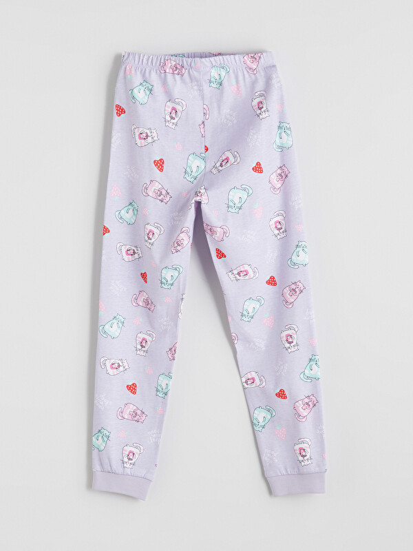 LCW Kids Beli Lastikli Kız Çocuk Pijama Alt