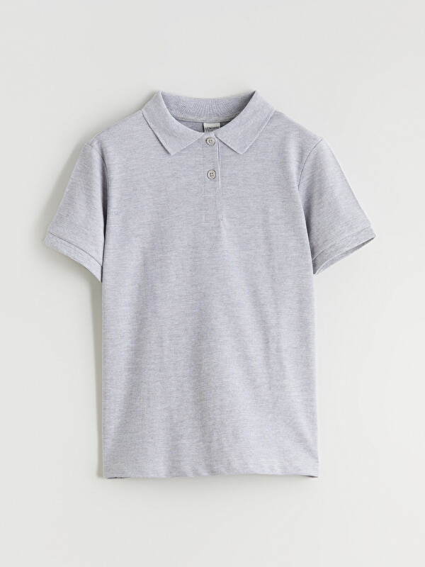 LCW Kids Polo Yaka Kız Çocuk Tişört