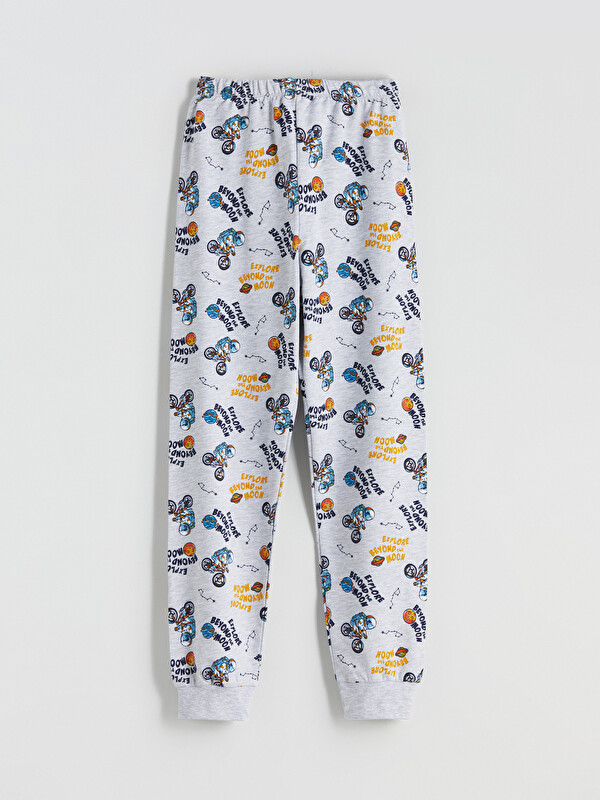 LCW DREAM Beli Lastikli Baskılı Erkek Çocuk Pijama Alt