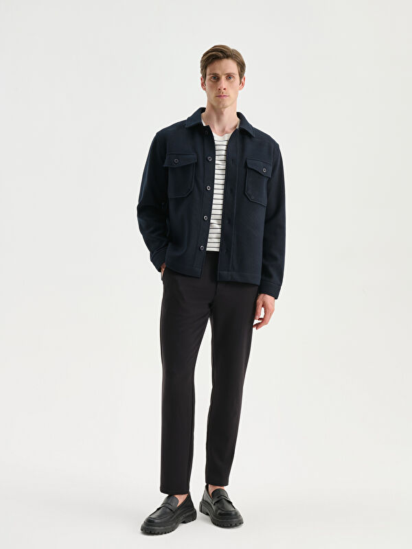 SOUTHBLUE Side Pocket Elastic Waist Men's Trousers