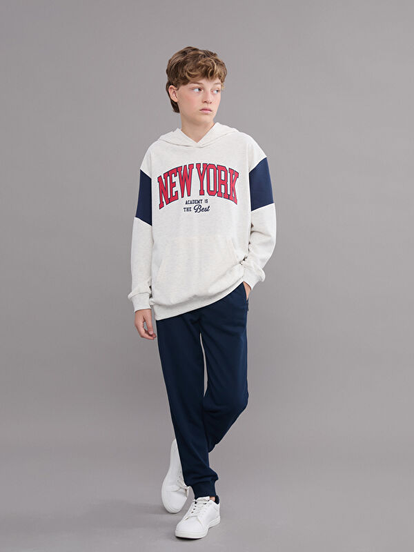 LCW Kids Beli Lastikli Erkek Çocuk Jogger Eşofman Altı