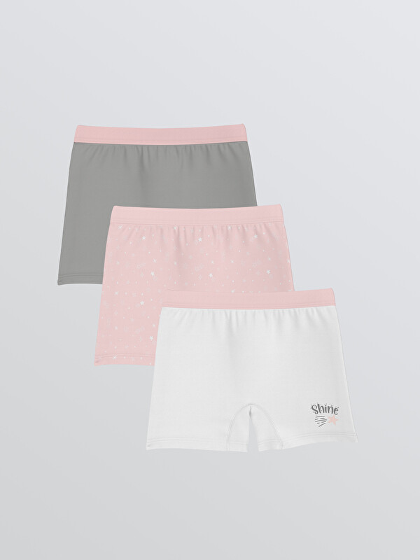 LCW Kids Girls' Boxer Trunks 3-packs