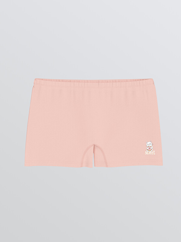 LCW Kids Baskılı Kız Çocuk Boxer