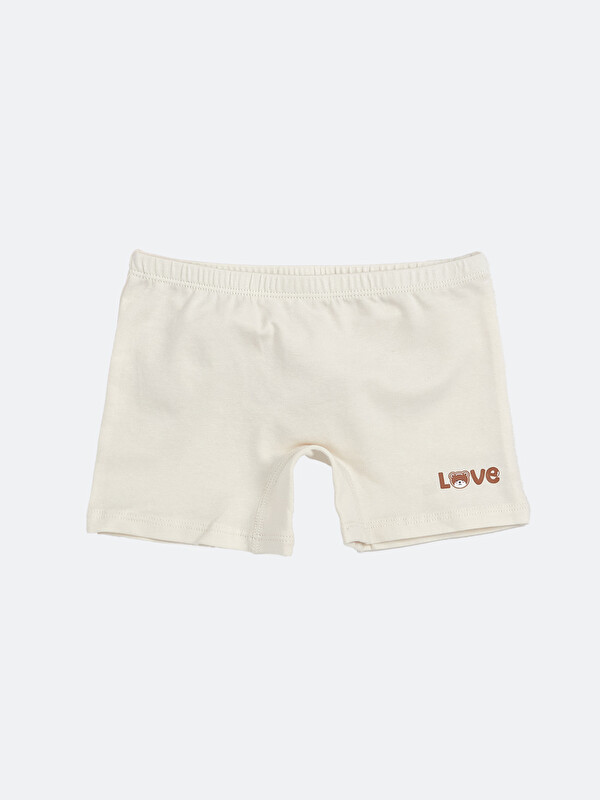 LCW Kids Beli Lastikli Kız Çocuk Boxer