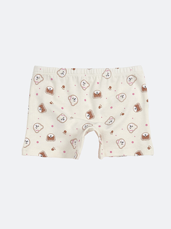 LCW Kids Beli Lastikli Kız Çocuk Boxer
