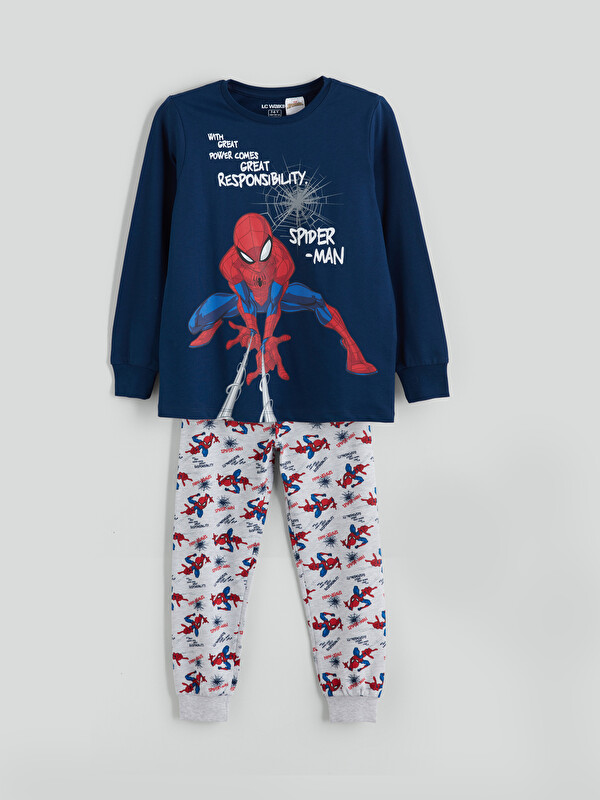 LCW DREAM Spider-Man Baskılı Erkek Çocuk Eşofman Takımı