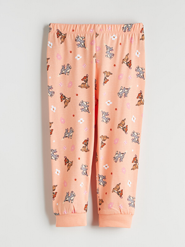 LCW Kids Bambi Baskılı Kız Çocuk Pijama Altı