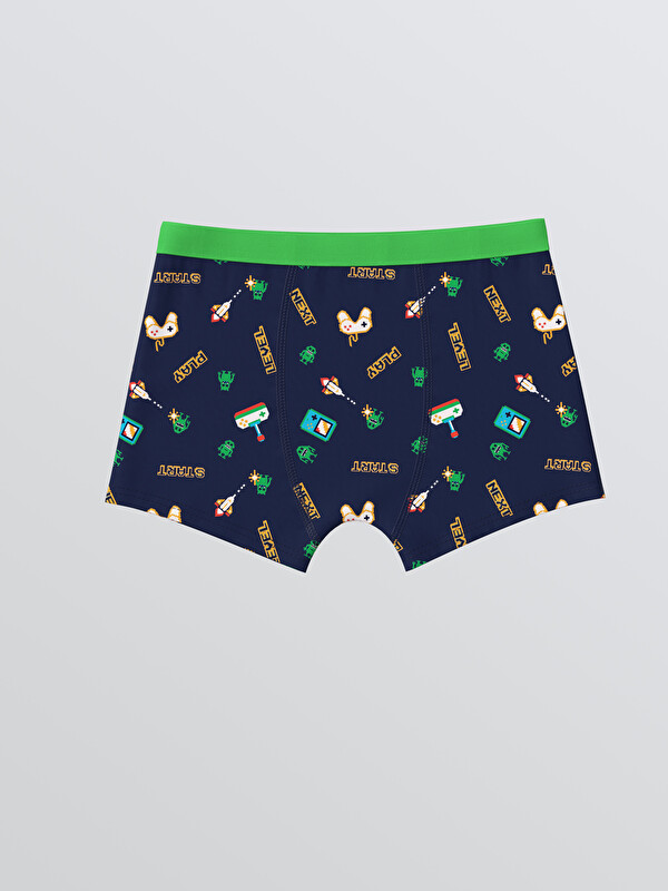 LCW Kids Desenli Erkek Çocuk Boxer