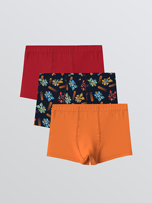 LCW Kids Baskılı Erkek Çocuk Boxer 3'lü