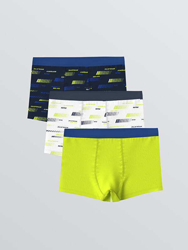 LCW Kids Baskılı Erkek Çocuk Boxer 3'lü