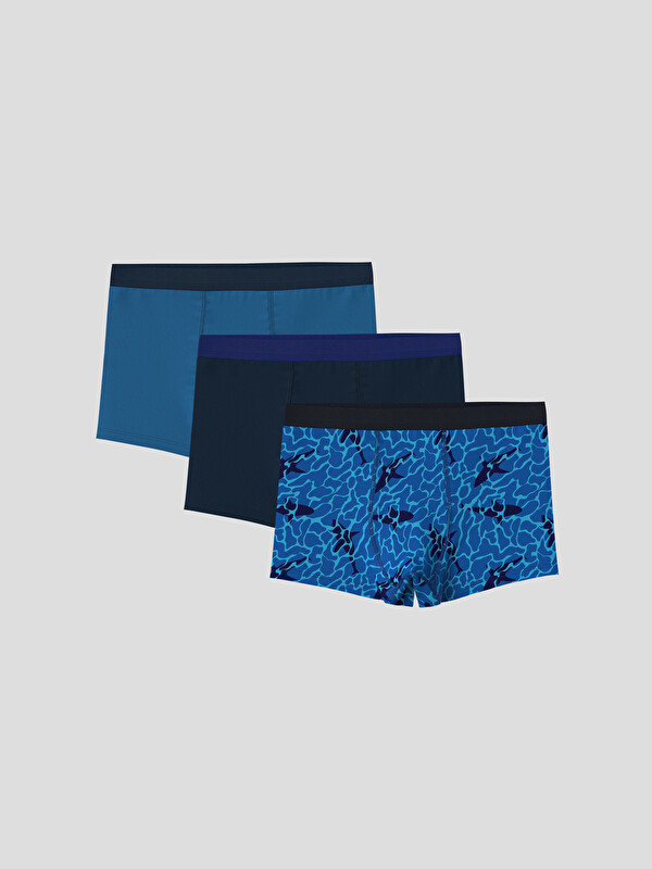 LCW Kids Baskılı Erkek Çocuk Boxer 3'lü