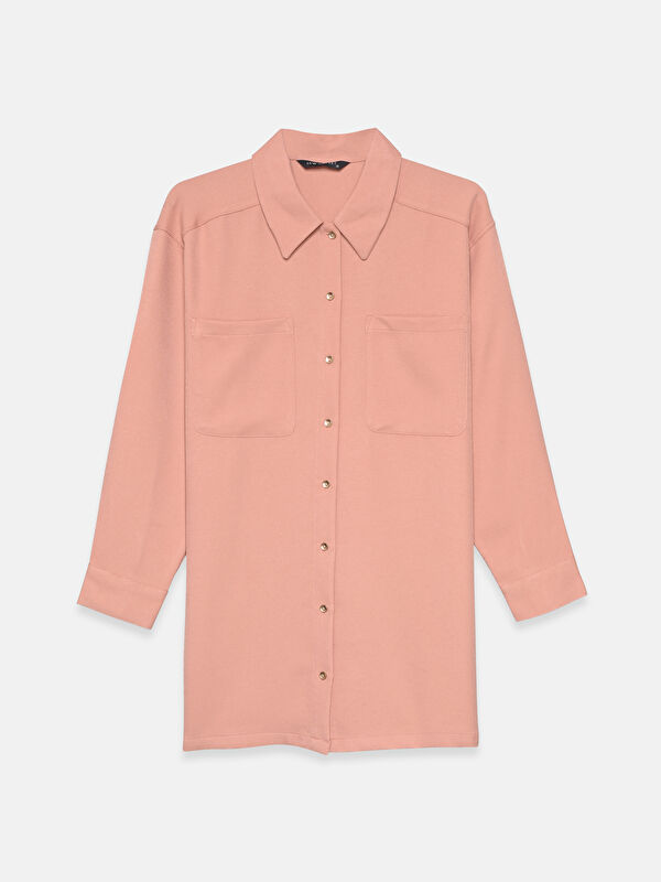 LCW Modest Gabardine Women's Shirt Tunic