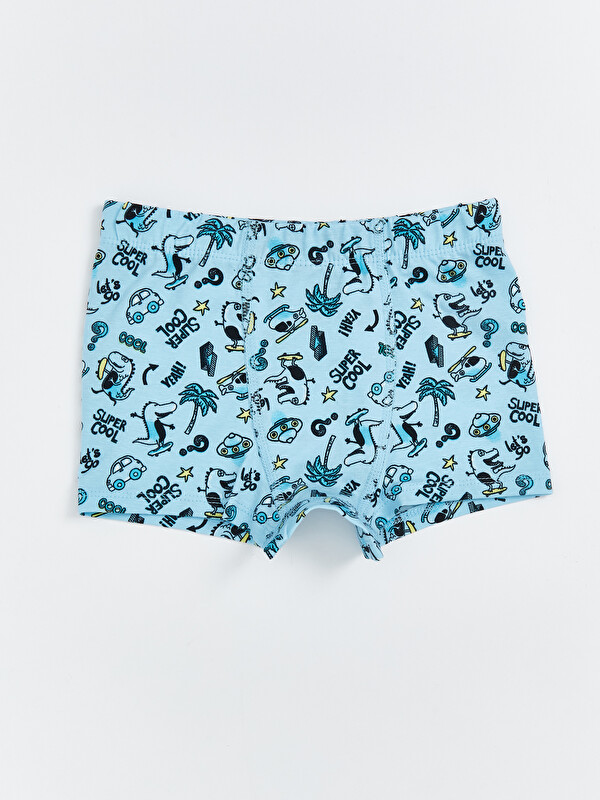 LCW Kids Beli Lastikli Baskılı Erkek Çocuk Boxer