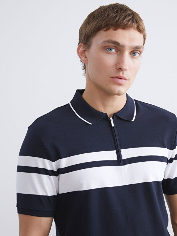 SOUTHBLUE Polo Yaka Çizgili Erkek Tişört