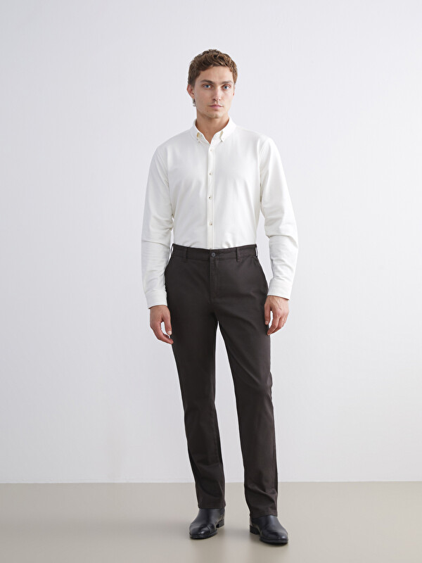 LCWAIKIKI Classic Standart Kalıp Gabardin Erkek Chino Pantolon