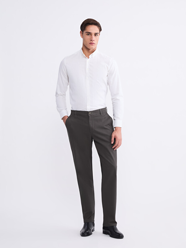 LCWAIKIKI Classic Standart Kalıp Gabardin Erkek Chino Pantolon