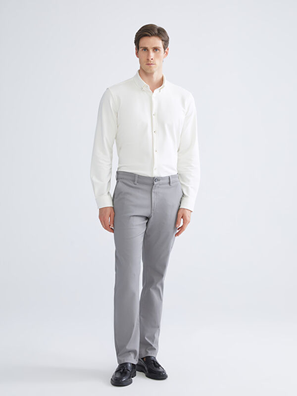 LCWAIKIKI Classic Standart Kalıp Gabardin Erkek Chino Pantolon