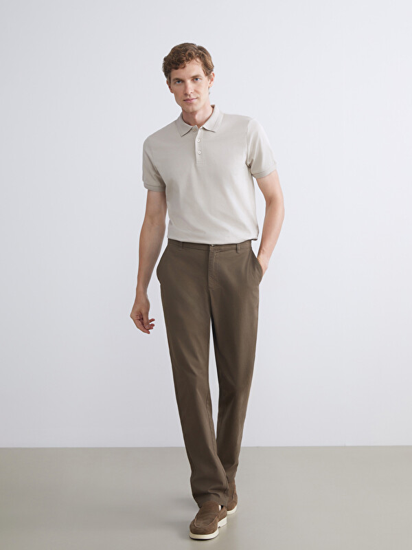 LCWAIKIKI Classic Standart Kalıp Gabardin Erkek Chino Pantolon
