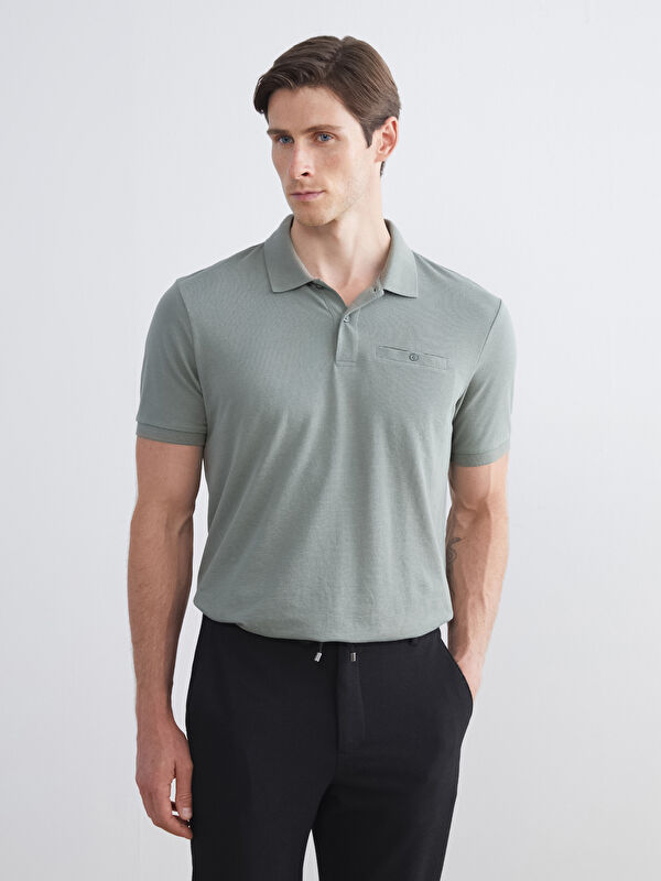 LCWAIKIKI Classic Polo Yaka Pike Erkek Tişört