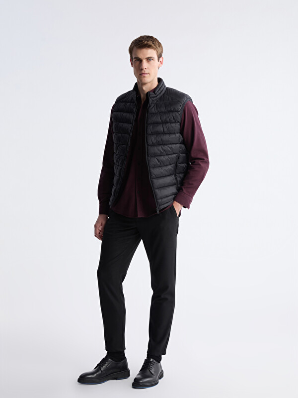SOUTHBLUE Standard Fit Funnel Neck Men's Puffer Gilet