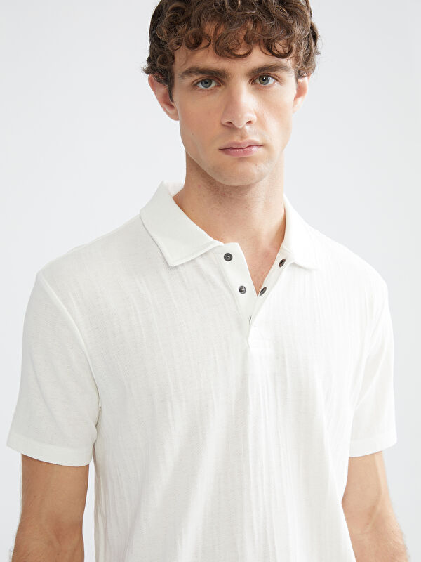 LCW Vision Men's Polo Neck T-Shirt