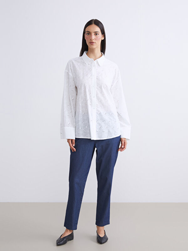 LCW Modest Elasticated Waist Carrot Fit Women's Jeans