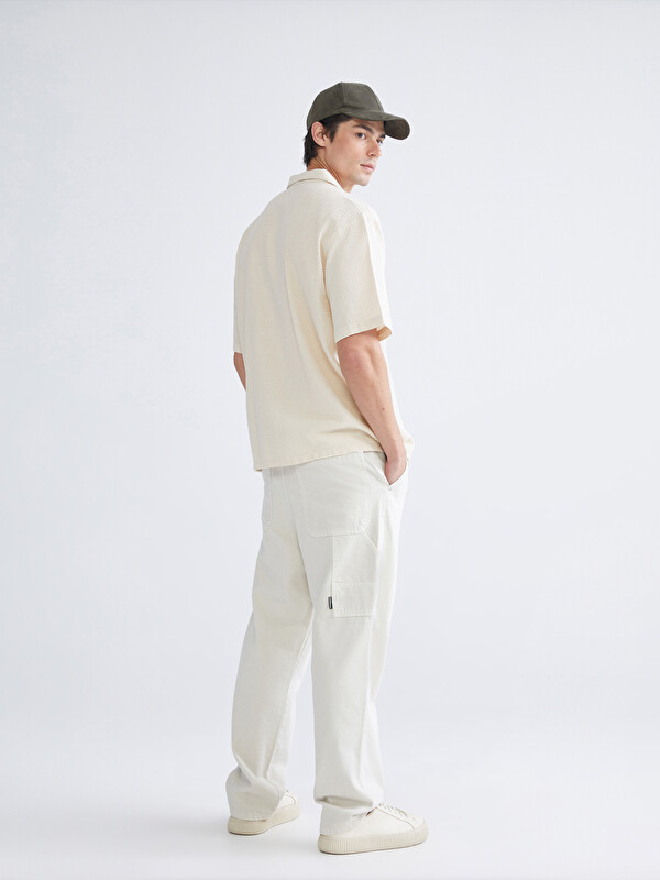 XSIDE Relaxed Fit Canvas Men's Trousers