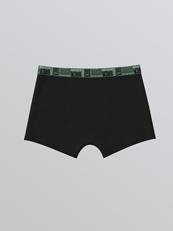 LCW Kids Yazı Baskılı Erkek Çocuk Boxer