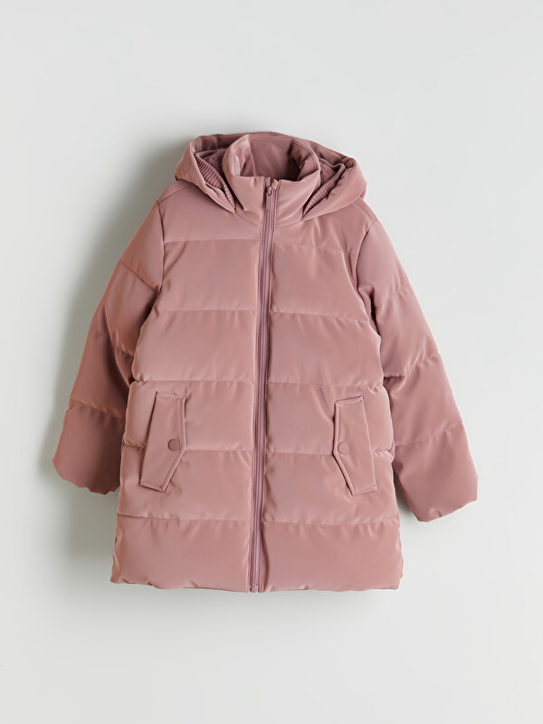 LCW Kids Kapüşonlu Kız Çocuk Şişme Mont