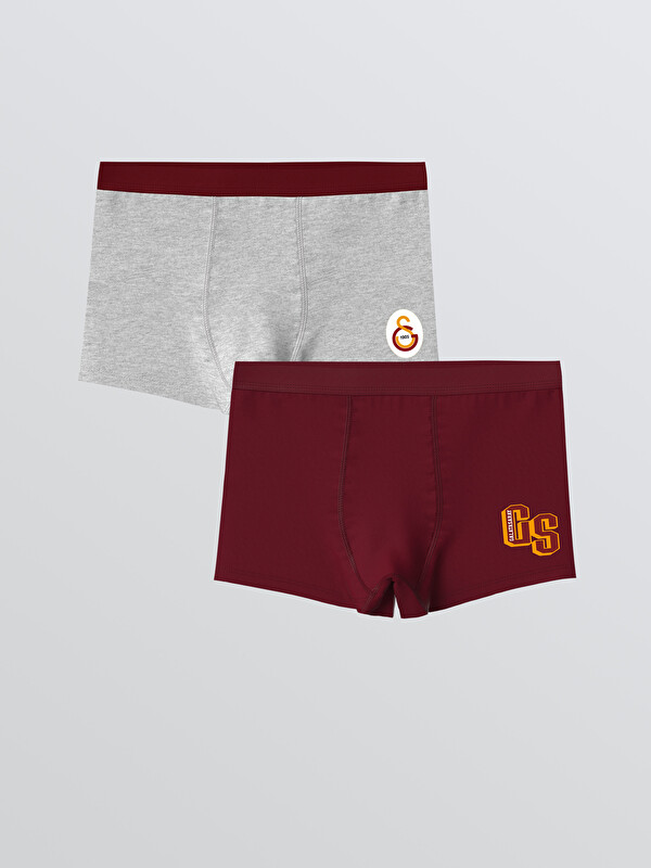 LCW Kids Galatasaray Baskılı Erkek Çocuk Boxer 2'li