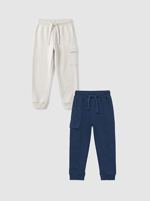LCW Kids Elastic Waist Boys' Jogger Sweatpants 2 Pack