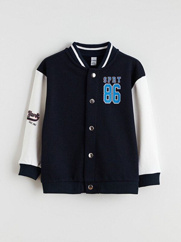LCW Kids Printed Boys' College Jacket
