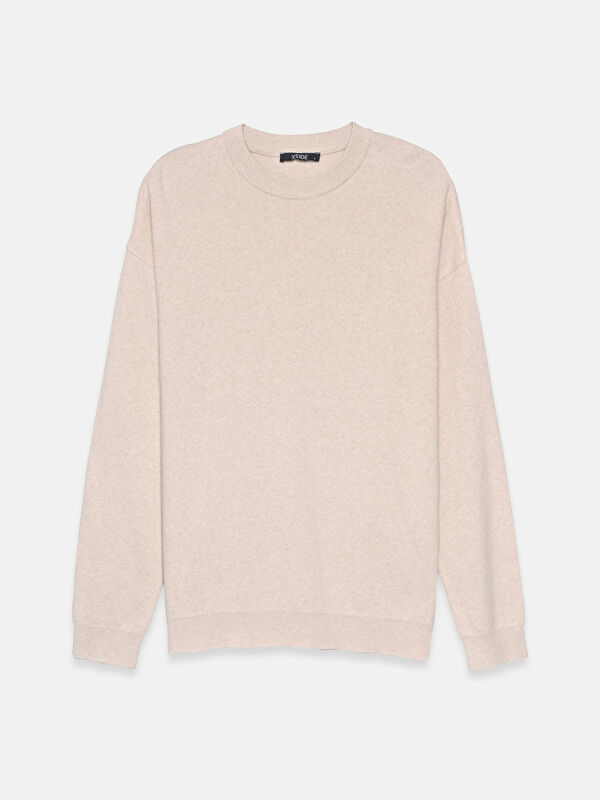 XSIDE Crew Neck Long Sleeve Men's Tricot Sweater