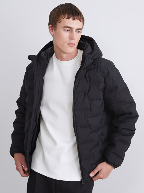 XSIDE Slim Fit Hooded Men's Puffer Coat