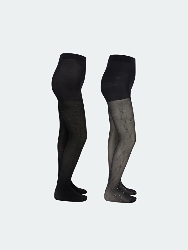LCW Kids Қыздарға арналған жұқа колготка 2 данадан тұратын