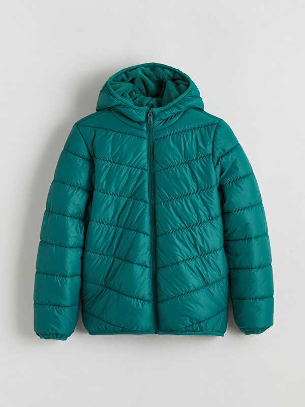 LCW Kids Kapüşonlu Erkek Çocuk Şişme Mont