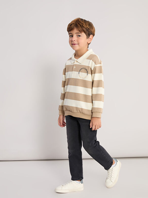 LCW Kids Jean à Taille Élastiquée pour Garçons