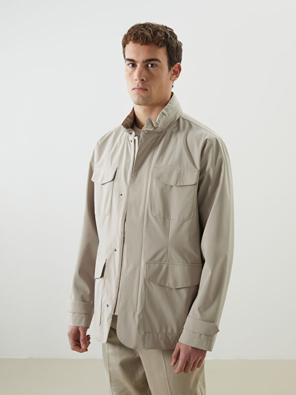 SOUTHBLUE Mock Neck Men's Jacket