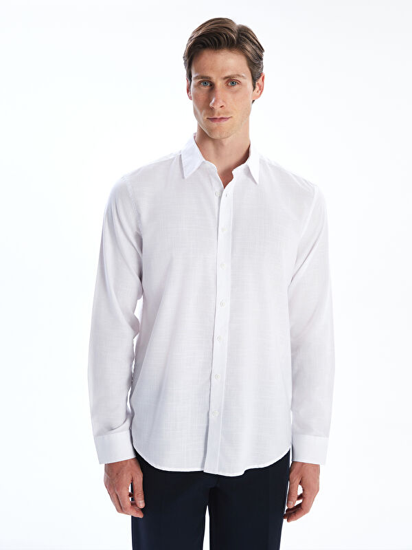 SOUTHBLUE Regular Fit Uzun Kollu Poplin Erkek Gömlek