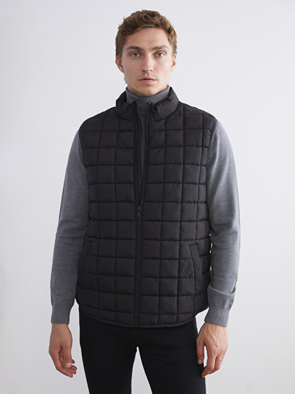 SOUTHBLUE Slim Fit Dik Yaka Erkek Şişme Yelek