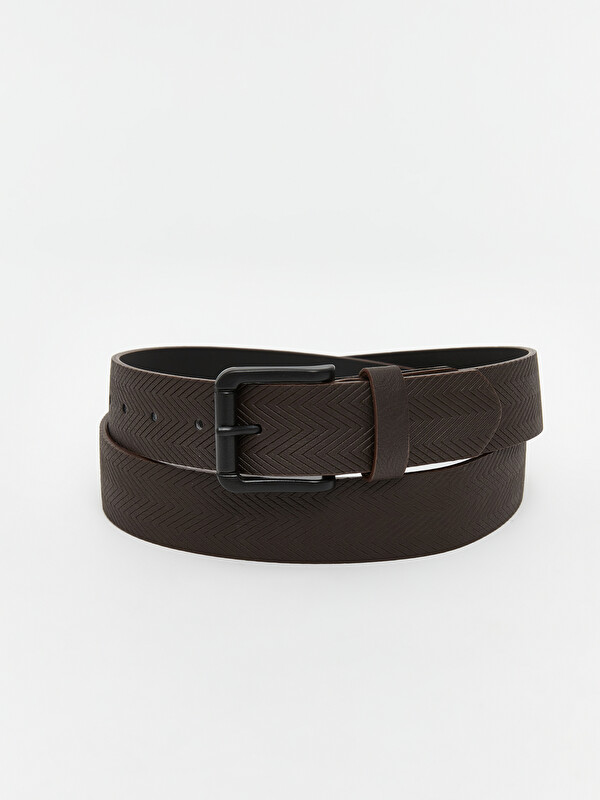 LCW ACCESSORIES Deri Görünümlü Erkek Kemer