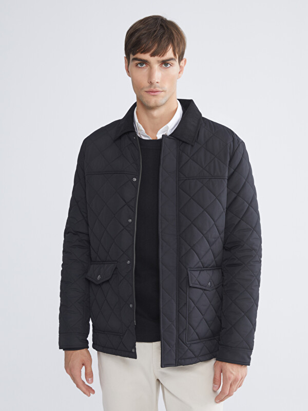 LCWAIKIKI Classic Standardni Muški Puffer Kaput sa Kragnom