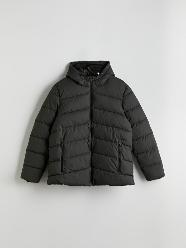 LCWAIKIKI Classic Standard Fit Hooded Men's Puffer Coat