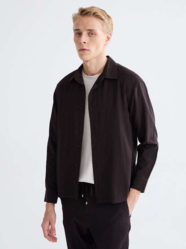 LCW Vision Regular Fit Uzun Kollu Erkek Gömlek