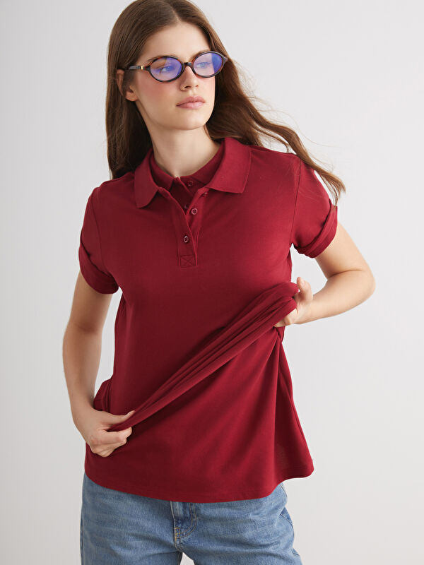 XSIDE Polo Yaka Kadın Tişört